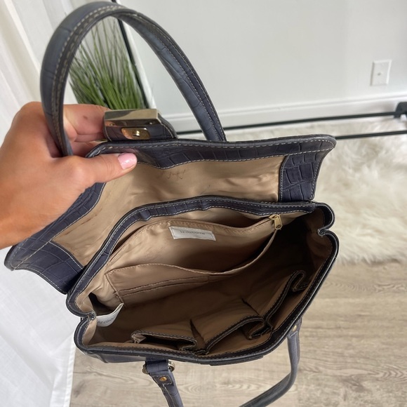 Denim look Liz Claiborne shoulder bag vintage - Picture 4 of 5